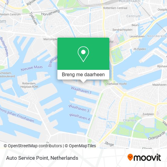 Auto Service Point kaart