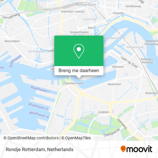 Rondje Rotterdam kaart