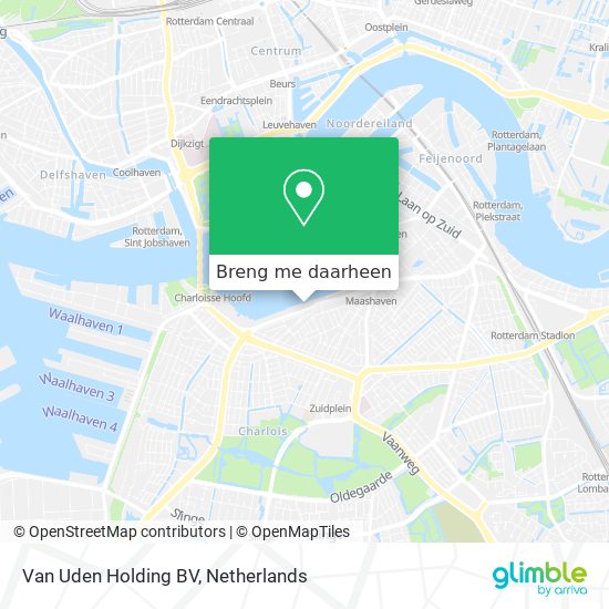 Van Uden Holding BV kaart