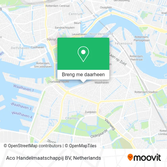 Aco Handelmaatschappij BV kaart