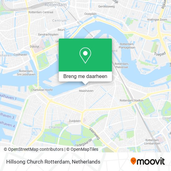 Hillsong Church Rotterdam kaart