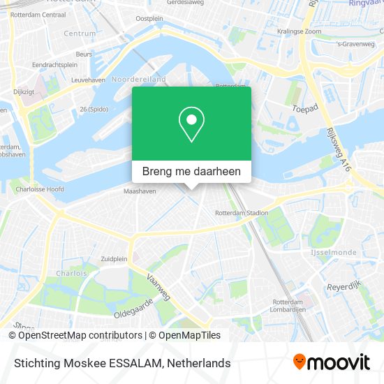 Stichting Moskee ESSALAM kaart