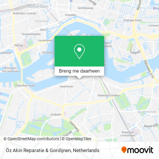 Öz Akin Reparatie & Gordijnen kaart