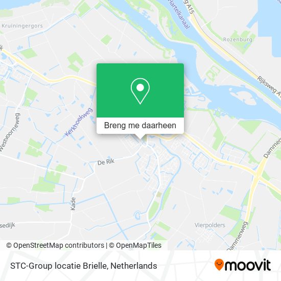 STC-Group locatie Brielle kaart