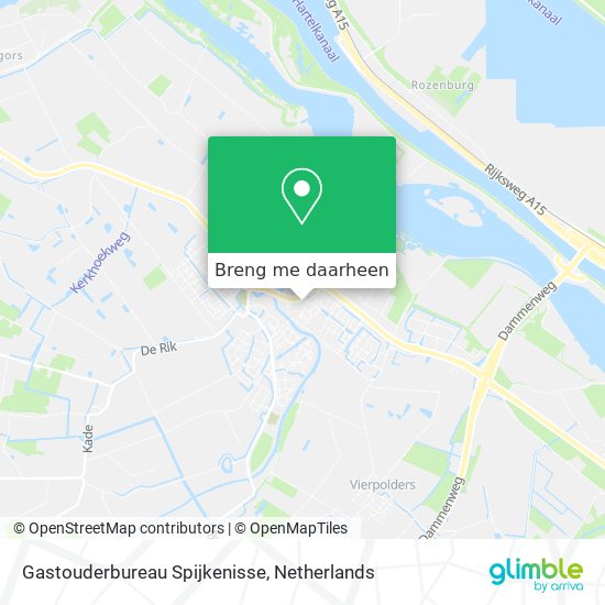 Gastouderbureau Spijkenisse kaart