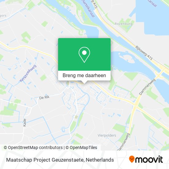 Maatschap Project Geuzenstaete kaart