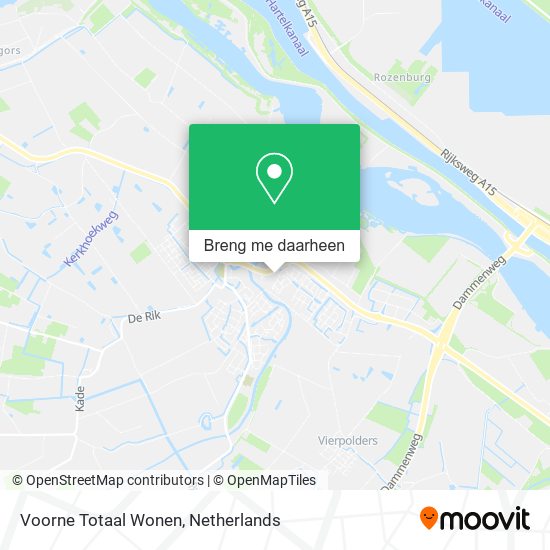 Voorne Totaal Wonen kaart