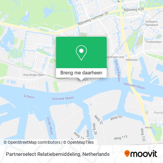 Partnerselect Relatiebemiddeling kaart