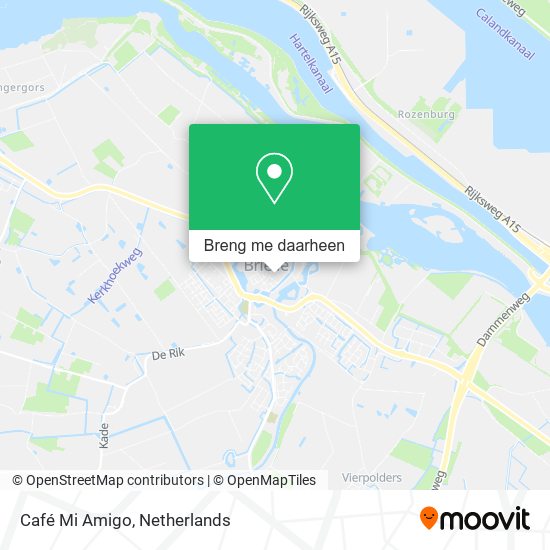 Café Mi Amigo kaart