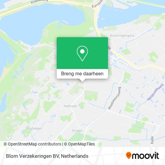 Blom Verzekeringen BV kaart