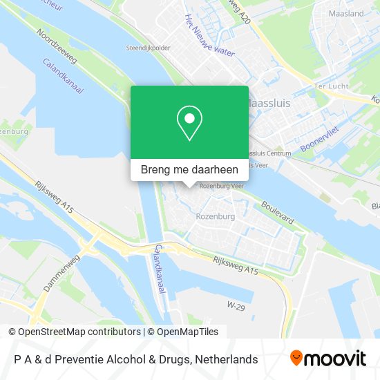 P A & d Preventie Alcohol & Drugs kaart