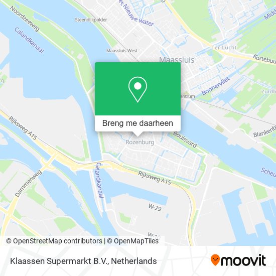 Klaassen Supermarkt B.V. kaart