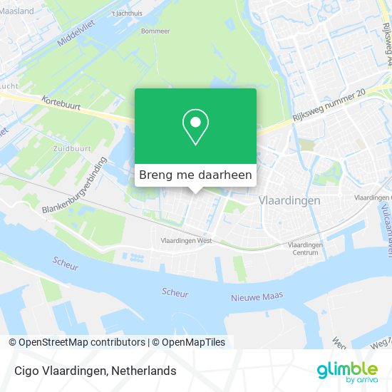 Cigo Vlaardingen kaart