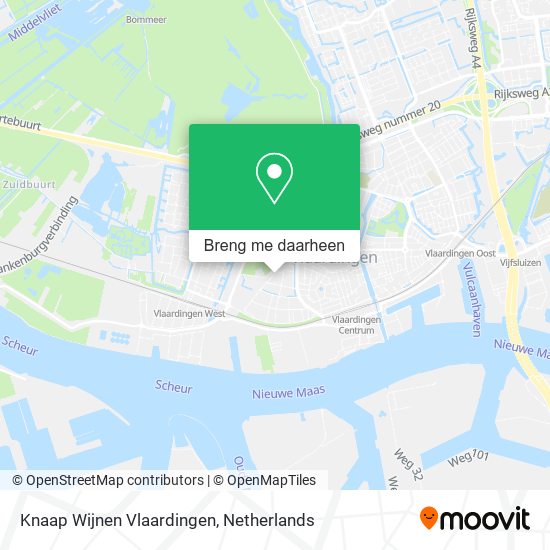 Knaap Wijnen Vlaardingen kaart