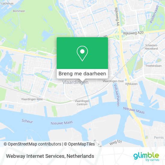 Webway Internet Services kaart