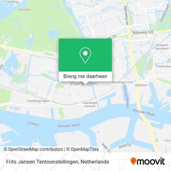 Frits Jansen Tentoonstellingen kaart