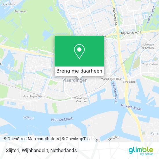 Slijterij Wijnhandel t kaart