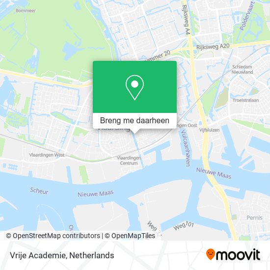 Vrije Academie kaart