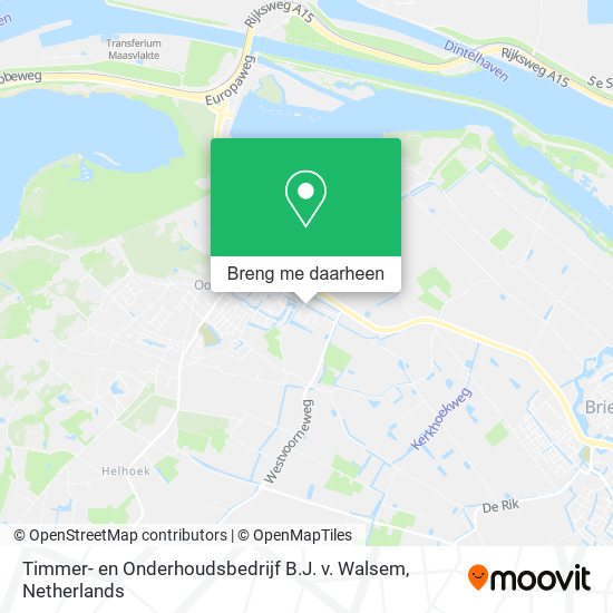 Timmer- en Onderhoudsbedrijf B.J. v. Walsem kaart