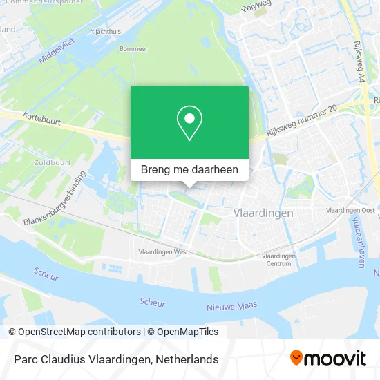 Parc Claudius Vlaardingen kaart
