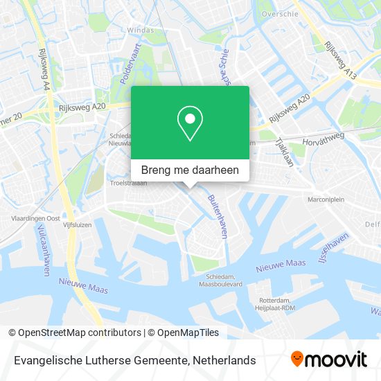 Evangelische Lutherse Gemeente kaart