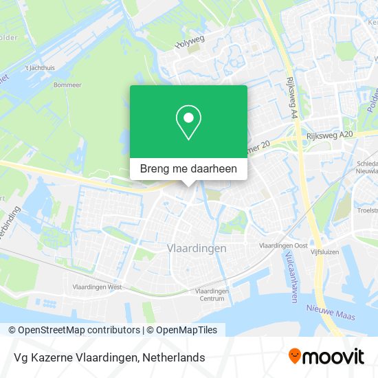 Vg Kazerne Vlaardingen kaart