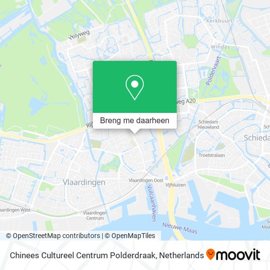 Chinees Cultureel Centrum Polderdraak kaart