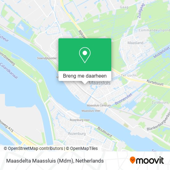 Maasdelta Maassluis (Mdm) kaart