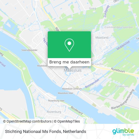 Stichting Nationaal Ms Fonds kaart