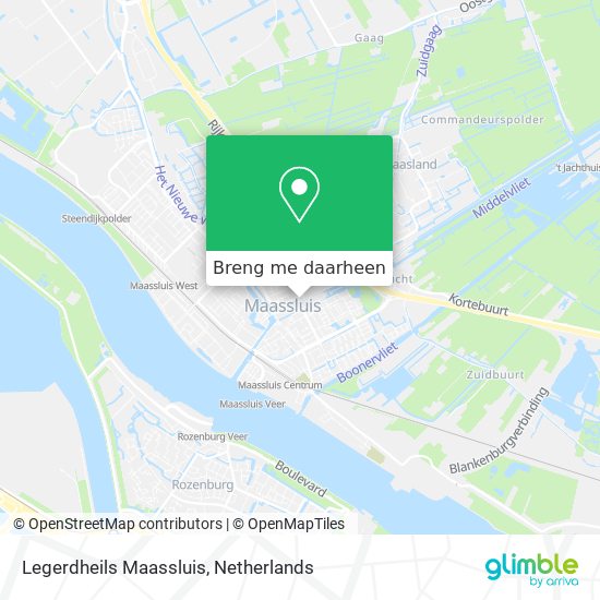 Legerdheils Maassluis kaart