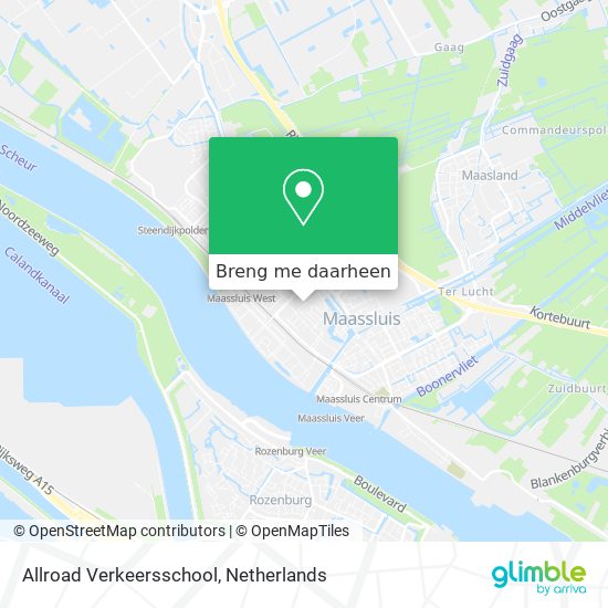 Allroad Verkeersschool kaart