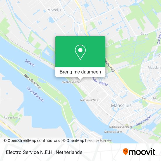 Electro Service N.E.H. kaart