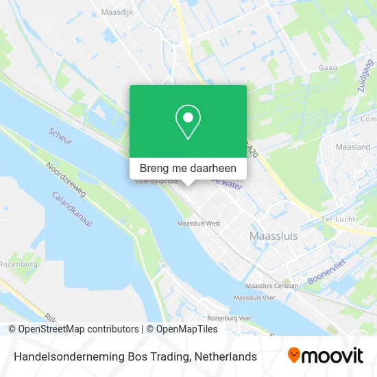 Handelsonderneming Bos Trading kaart