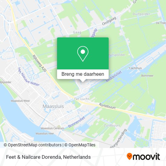 Feet & Nailcare Dorenda kaart