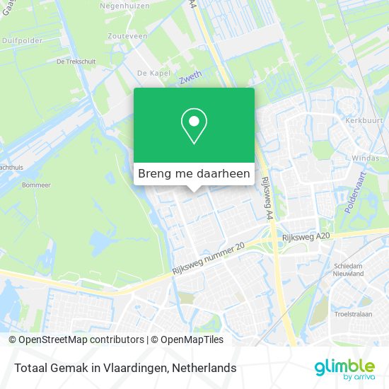 Totaal Gemak in Vlaardingen kaart