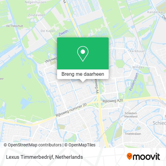 Lexus Timmerbedrijf kaart