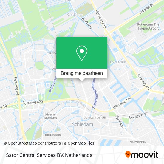 Sator Central Services BV kaart