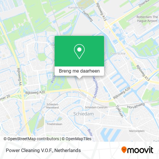 Power Cleaning V.O.F. kaart