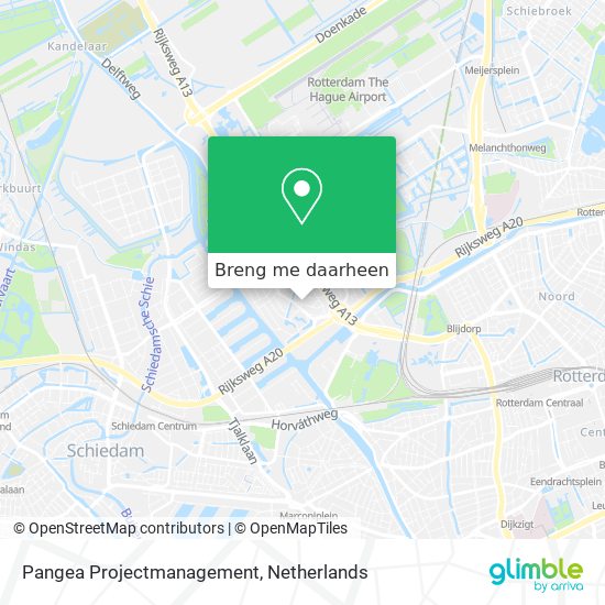 Pangea Projectmanagement kaart