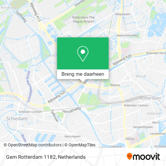 Gem Rotterdam 1182 kaart