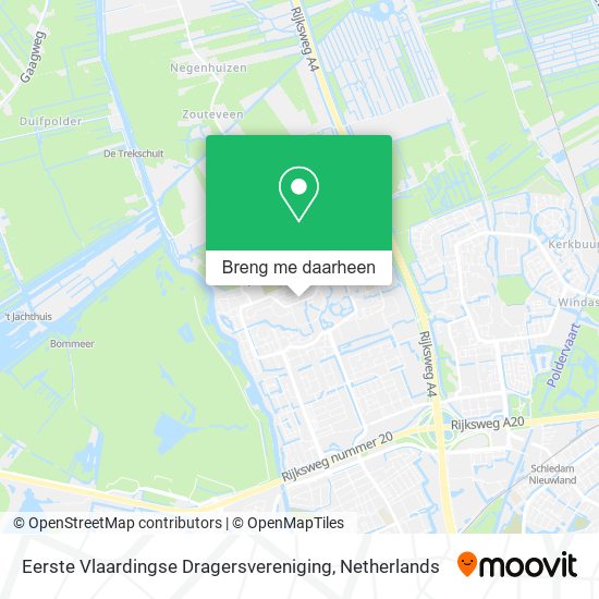 Eerste Vlaardingse Dragersvereniging kaart
