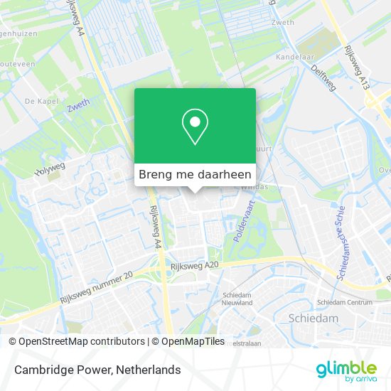 Cambridge Power kaart