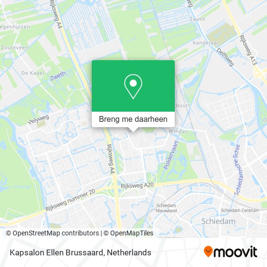 Kapsalon Ellen Brussaard kaart