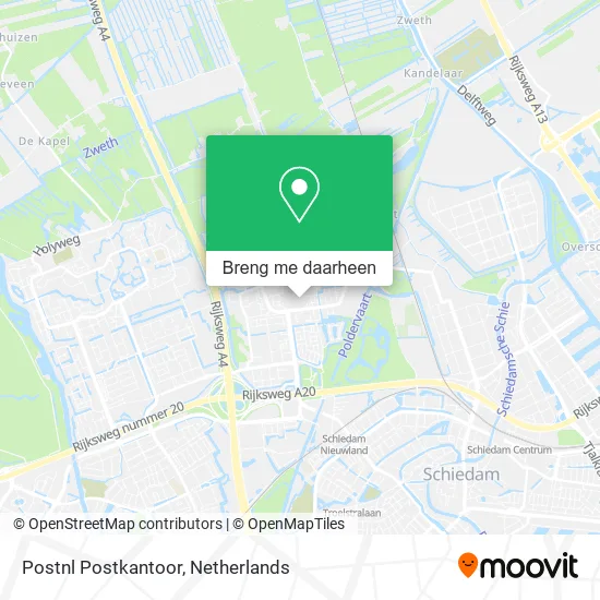 Postnl Postkantoor kaart