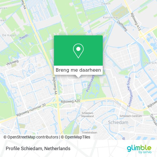 Profile Schiedam kaart