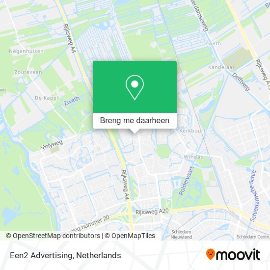 Een2 Advertising kaart