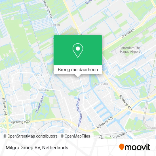 Milgro Groep BV kaart