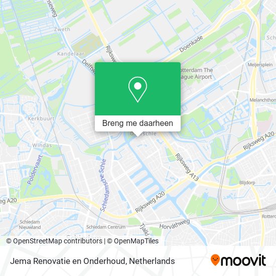 Jema Renovatie en Onderhoud kaart