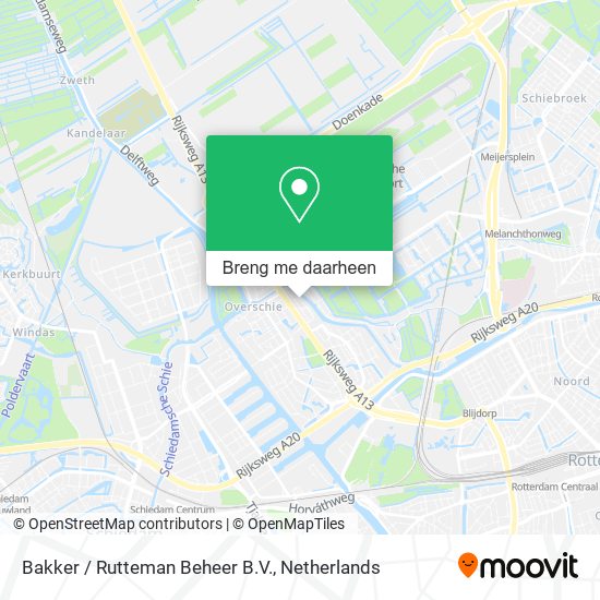 Bakker / Rutteman Beheer B.V. kaart