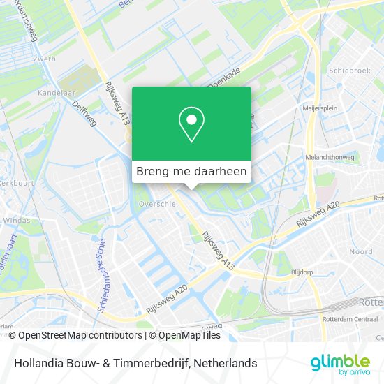 Hollandia Bouw- & Timmerbedrijf kaart